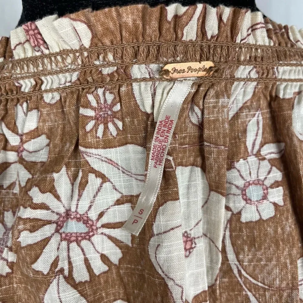 Free People Miss Daisy Oversized Summer Cotton Blouse -‎ Women’s SP